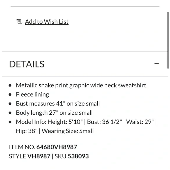 ✨Snake Skin Sweatshirt✨ - Picture 4 of 4